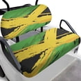 thumbnail image 1 of Aplkyhs Jamaican Flag Golf Cart Seat Covers Club Car Backrest Bottom Seat Cover Washable Golf Cart Accessories Golf Cart Seat Blanket for 2-Person Seats Club Car Seat Covers, 1 of 7