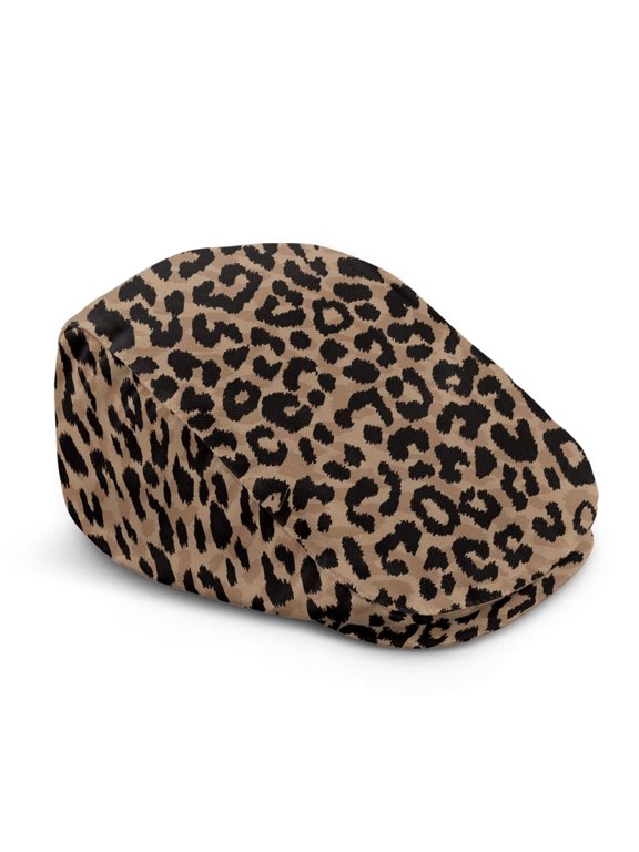 Leopard Ivy Flat Newsboy Cap for Memorial Day Parade & Fishing Lightweight construction, quick dry UV resistant, ideal for fishing trips Thanksgiving Christmas