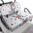 thumbnail image 1 of Aplkyhs Patriotic Star Butterfly Club Car Seat Covers Universal Golf Cart Rear Seat Independence Day Golf Cart Seat Cover Club Car Seat Cushion Club Car Seat Covers, 1 of 7