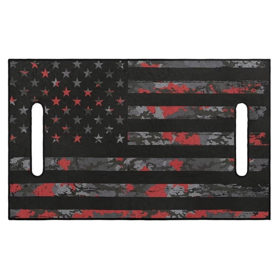 Aplkyhs Red Camo USA Flag Golf Cart Seat Cover Travel Sports Golf Cart Covers Suitable for All Seasons Breathable Protect Your Golf Car Seat Easy to Clean