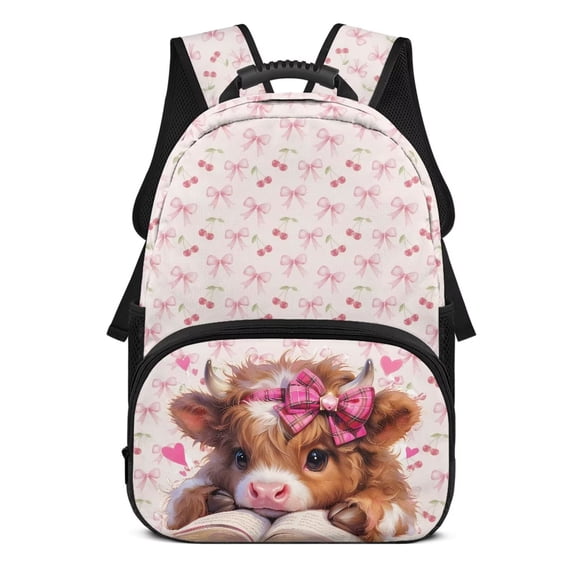 Aplkyhs School Backpack for Boys Girls Ages 6-18 Large Capacity Lightweight Water Resistant Ergonomic Padded Straps for Elementary Middle High School Back to School Blue Flame Wolf