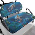 thumbnail image 1 of Aplkyhs Sea Turtle Club Car Seat Covers Breathable Golf Cart Rear Seat 2-Person Seats Golf Cart Seat Cover Soft Golf Cart Accessories Warmth in Winter and Cooling in Summer, 1 of 6
