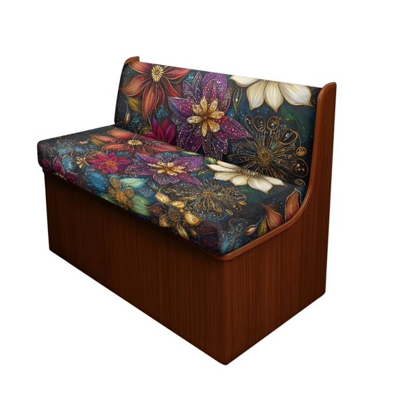 Aplkyhs Vintage Flower RV Dinette Cushions Universal Camper Accessories Stretchable Cushion Covers for Couches and Sofas Comfortable Loveseat Sofa Chair Cover Furniture Protector