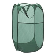 Aplter Pop Up Laundry Hamper Dirty Clothes Hamper for Laundry Mesh Hamper for Cruise, Travel, Camping, Green