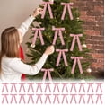 thumbnail image 1 of Apmemiss 6 PCS Velvet Christmas Bows, Pre-Tied Tree Bow Decorations for Xmas Wreath, Garland, Gift Packaging, Holiday Home Decor, 1 of 3