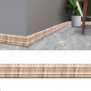 Apmemiss 90 x 3 Inch Self Adhesive Flexible Foam Molding Trim Wallpaper Border 3D Sticky Decorative Wall Lines Peel and Stick Trim Wall Trim Baseboard Trim for Home, Office, Hotel DIY Decor