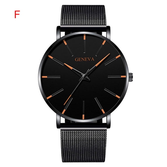 Apmemiss Birthday Gifts for Men Clearance Couple Men and Women Fashion Ultra Thin Watches Business Stainless Steel Mesh Quartz Watch Clearance Items for Women