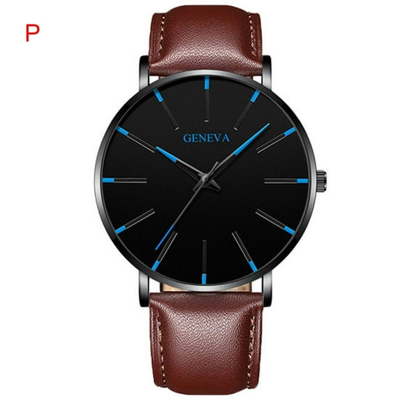 Apmemiss Birthday Gifts for Men Clearance Couple Men and Women Fashion Ultra Thin Watches Business Stainless Steel Mesh Quartz Watch Clearance Deals