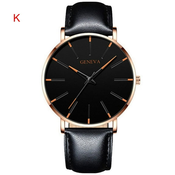 Apmemiss Birthday Gifts for Men Clearance Couple Men and Women Fashion Ultra Thin Watches Business Stainless Steel Mesh Quartz Watch Today's Deals