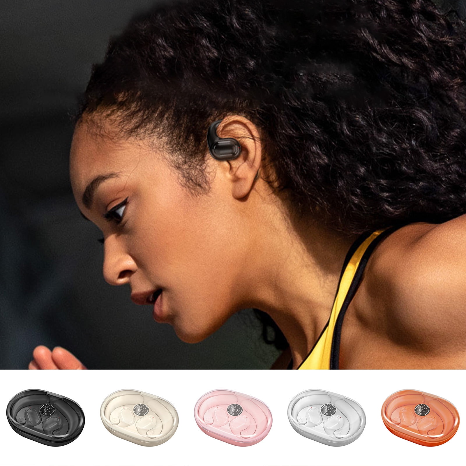Apmemiss Bluetooth Earbuds Clearance New OWS Ear Hanger Not In Ear