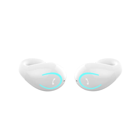 Apmemiss Bluetooth Headset Clearance Bluetooth Earphone Ring Clip Ear To Ear Stereo Non In Ear Smart Earphones Warehouse Clearance