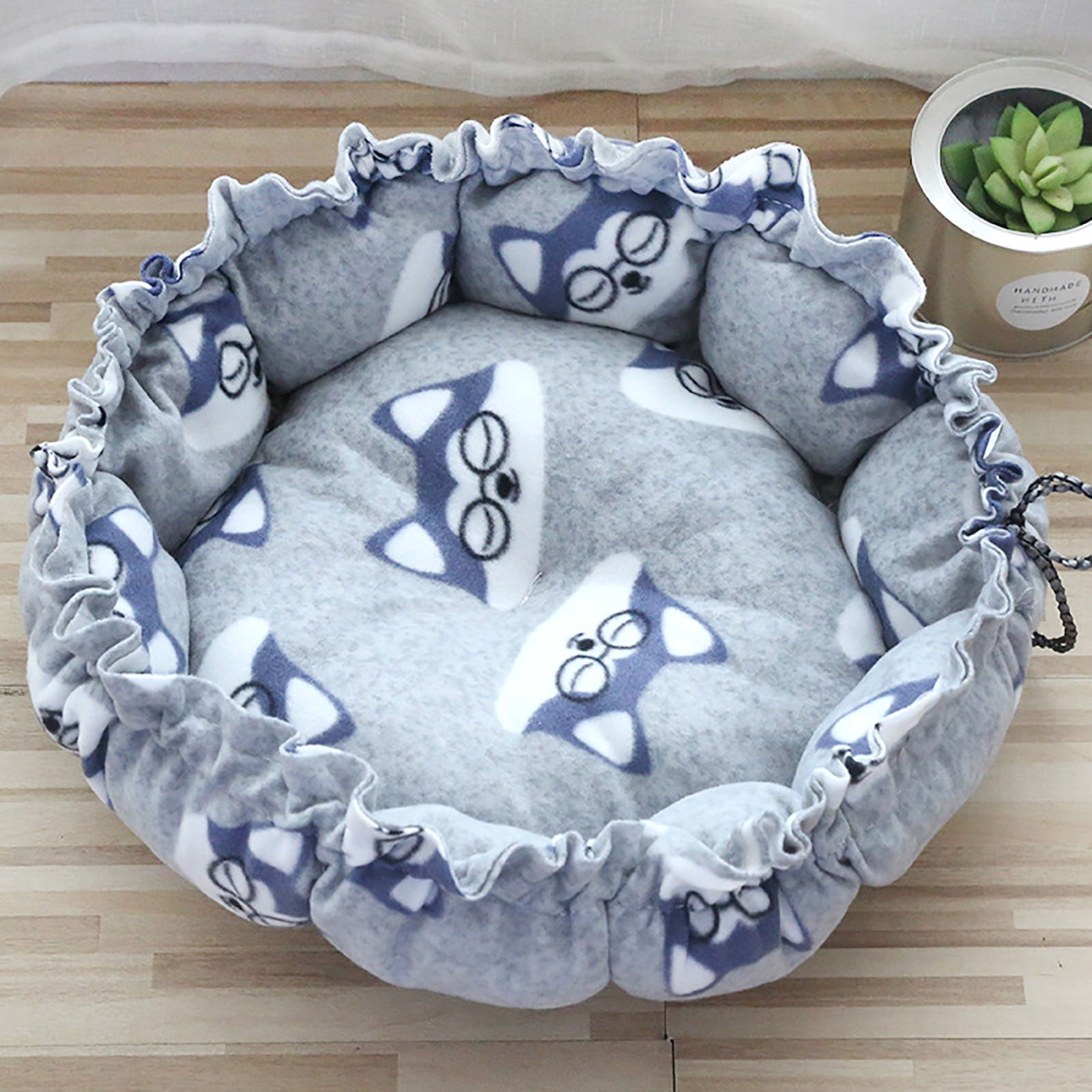 Apmemiss Cat Bed Clearance Cat Bed Cat Beds for Indoor Cats Washable Small Dog Bed Calming Pet Bed Non Slip Bottom Washable Pet Mat for Kittens Puppy Pets Clearance Items Walmart
