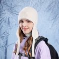 Apmemiss Christmas Clearance! Fall and Winter Outdoor Plush Warm Hat