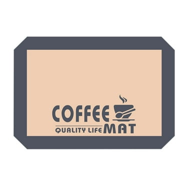 Apmemiss Christmas Gifts Clearance Coffee Mat-Hide Stain Absorbent Rubber Quick Drying Mat For Kitchen Counter-Coffee Bar Accessories Dish Drying Mat Under Coffee Maker Coffee Machine