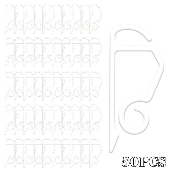 Apmemiss Christmas Lights Christmas Ornaments Clearance 50 Christmas Light Clips Holiday Light Clips Outdoor String Light Gutter Hooks Plastic Clip for Hanging Outdoor Lights Christmas Tree