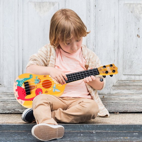 Apmemiss Christmas Toys Clearance Ukulele for Kids Beginners, Kids Guitar Ukulele Beginner, 16 Inches Early Education Toys, Musical Instrument Mini Guitar for Skill Improving Kids Christmas Gifts