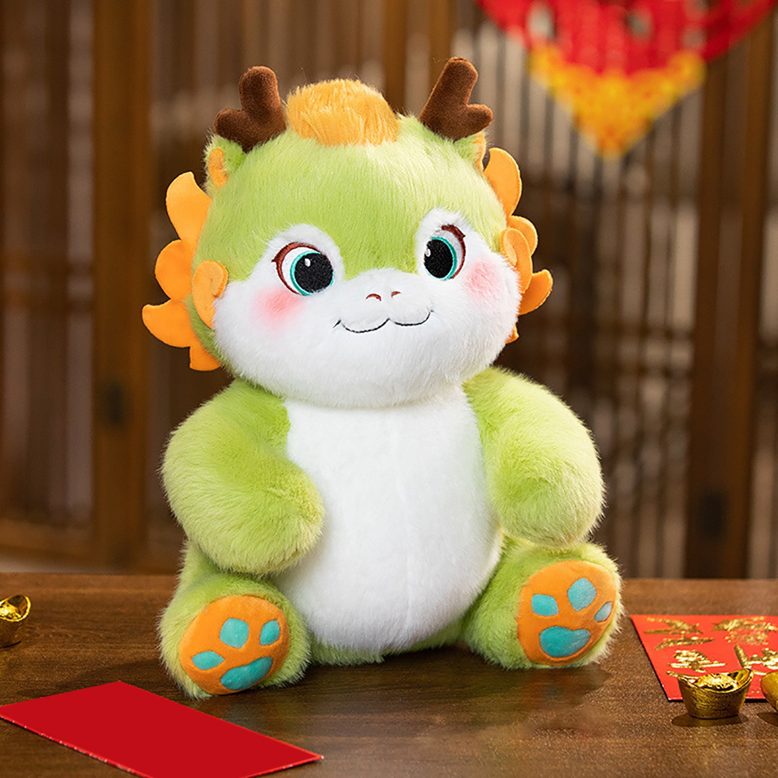 Apmemiss Clearance 2024 Dragon Year Doll Cute Little Fire Dragon Plush ...