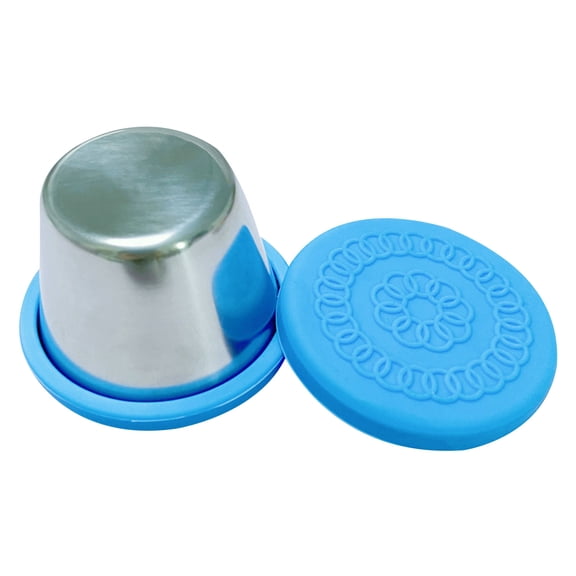 Apmemiss Clearance 2Pack Small Condiment Containers with Lids, Salad Dressing Container To Go, Stainless Steel Sauce Silicone Leakproof, Reusable, Dipping Cups Lids Christmas Decorations