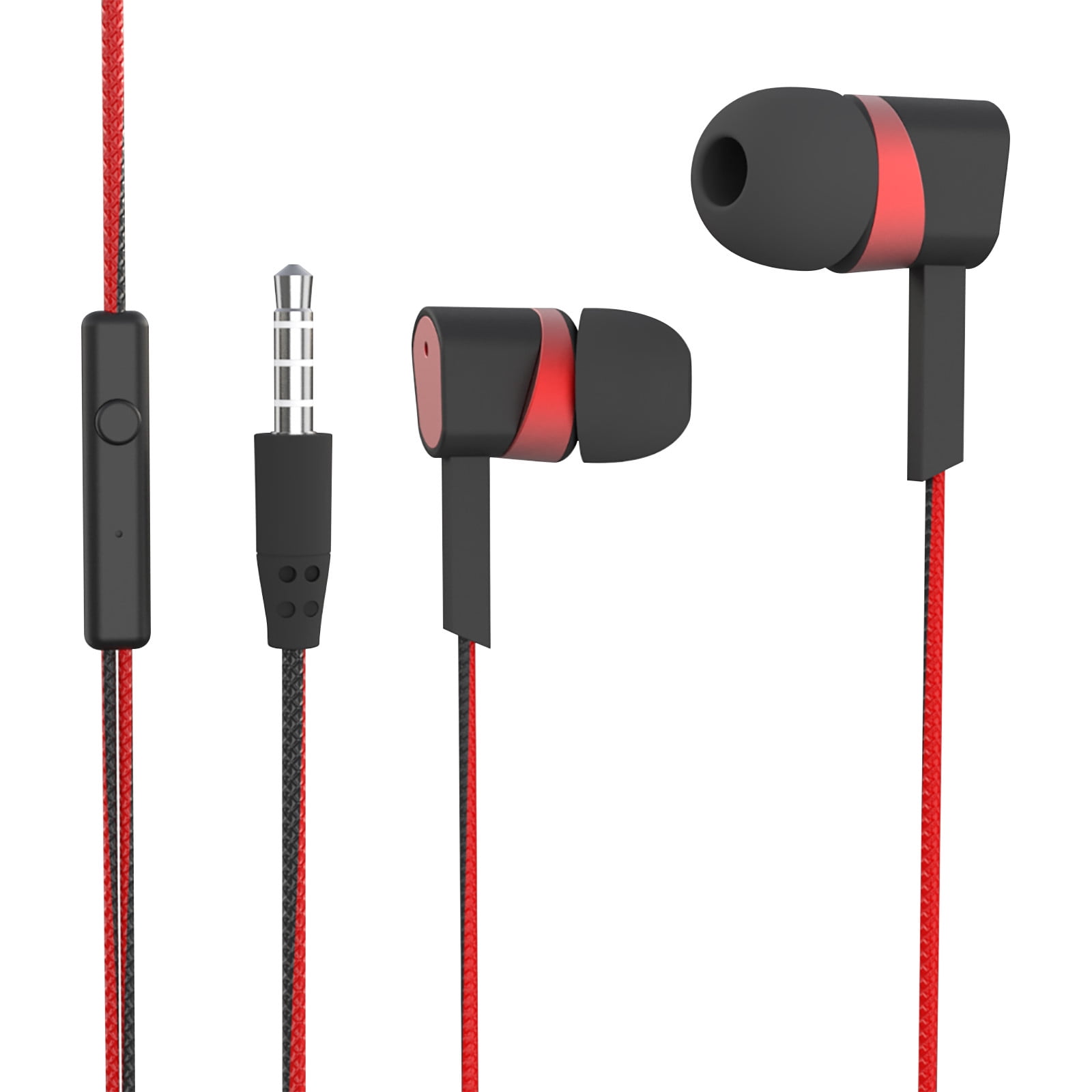 Apmemiss Clearance Electronics Earbuds Wired with Microphone Noise  Isolating In-Ear Headphones, Powerful Heavy Bass High Definition Earphones