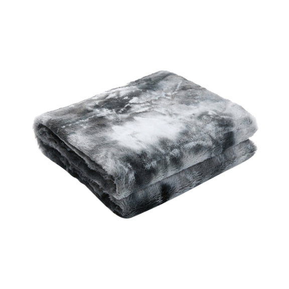 Apmemiss Clearance 63*51 Inch Warm Faux Weighted Blanket Soft Coral Fleece Double Sided Thick Throw Blankets Tie-Dyed Plush Conditioning Blanket for Sofa/Bed/Couch 63*51 In