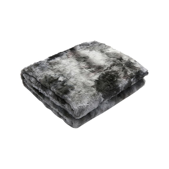 Apmemiss Clearance 63*51 Inch Warm Faux Weighted Blanket Soft Coral Fleece Double Sided Thick Throw Blankets Tie-Dyed Plush Conditioning Blanket for Sofa/Bed/Couch 63*51 In