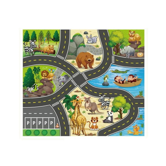 Apmemiss Clearance Baby Play Mat Foldable, Large Foam Floor Play Mats, Portable Baby Crawling Mat Waterproof Anti-Slip Puzzle Mat, Indoor Outdoor Activity Playmat for Babies Infants Toddlers Kids