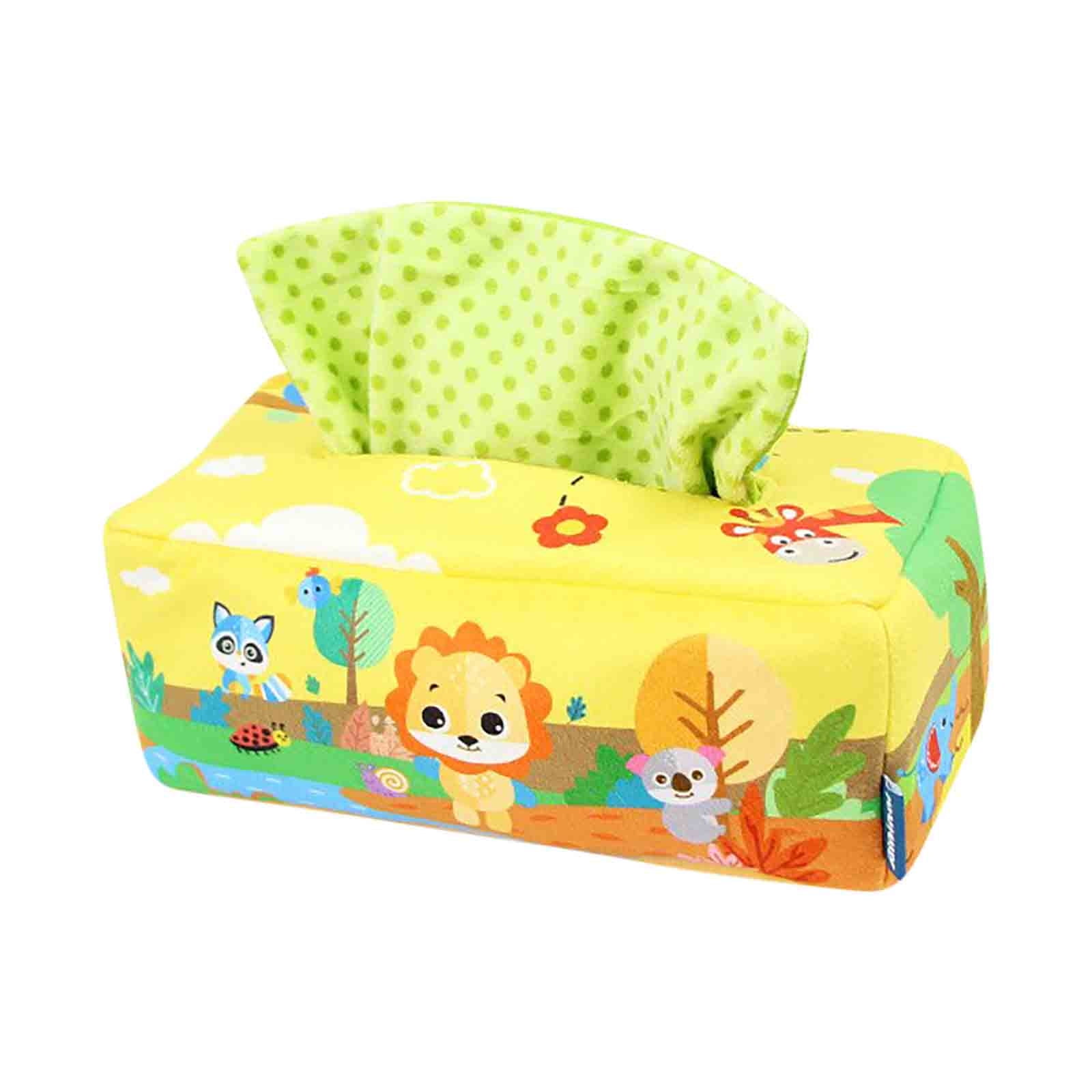 Apmemiss Clearance Baby Sensory Tissue Box Baby Toys 06 Months Soft