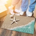 thumbnail image 1 of Apmemiss Clearance Beach Door Mats, Beach Starfish Seashell Door Mat, Beach Seascape Front Door Mat, Indoor Doormat for Bedroom Decor Living Room, Non-Slip Floor Mats Entryway Rug Welcome Mats, 1 of 9