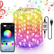 Apmemiss Clearance Bluetooth Light String Mobile Phone APP Copper Wire Light String Remote Control Warehouse Clearance