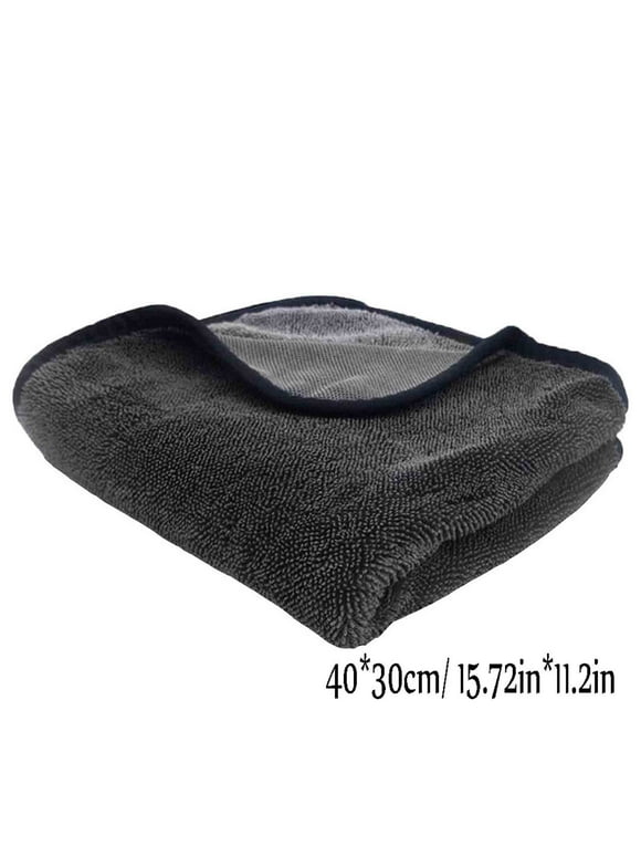 Apmemiss Clearance Car Cleaning Coral Velvet Car Wash Towel for Car and Motorcycle Care Christmas Gifts