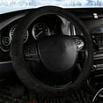 thumbnail image 1 of Apmemiss Clearance Elastic Stretch Steering Wheel Cover with Soft Warm Plush Non-Slip Car Decoration Car Wheel Protector Universal Fits 14-15 Inches, 1 of 9