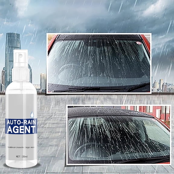 Apmemiss Clearance Car Glass Cleaner - Rainproof Agent Spray for Windows Windshields 30ml