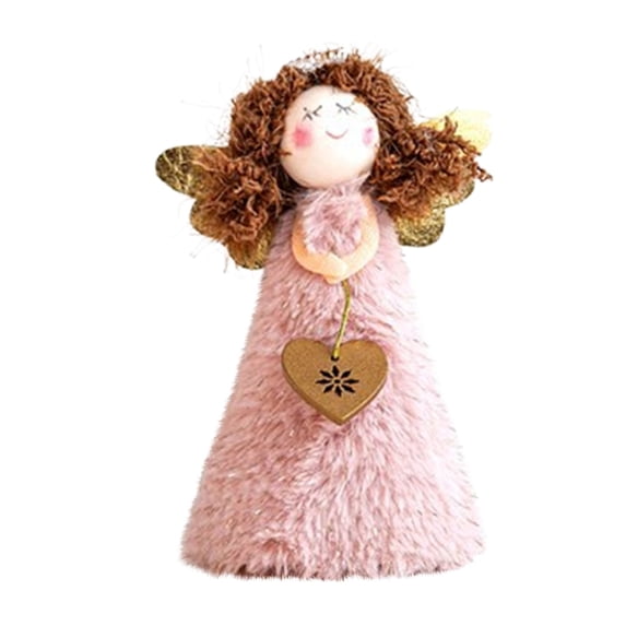Apmemiss Clearance Christmas Tree Topper Fairy Angel Mini Angel Christmas Tree Pendant Fabric Angel Christmas Tree Topper for Christmas Decorations Christmas Tree Ornament