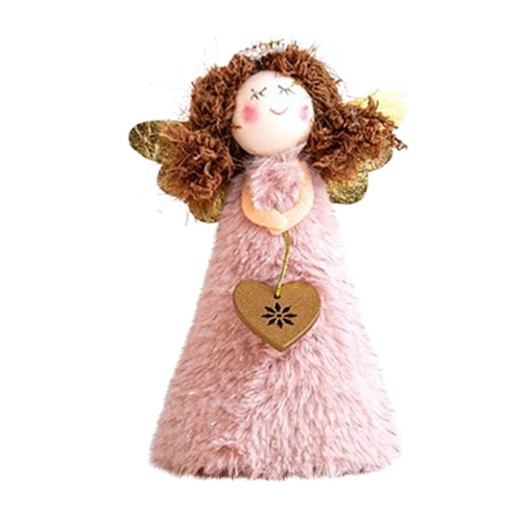 Apmemiss Clearance Christmas Tree Topper Fairy Angel Mini Angel Christmas Tree Pendant Fabric Angel Christmas Tree Topper for Christmas Decorations Christmas Tree Ornament
