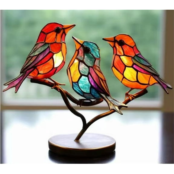 Apmemiss Clearance Colorful Bird Decorations, Home Decoration Decorations, Flower Bird Pendants, Bird Group Decorations Room Decor