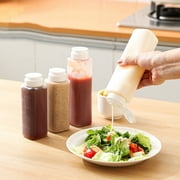 Apmemiss Clearance Condiment Squeeze Bottles - Leak Proof Top Cap, Wide Neck for Easy Refill - Ideal for Ketchup, Mustard, Syrup, Sauce bottle, Dressing, Oil, Arts, and Crafts, 200ml