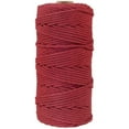 thumbnail image 1 of Apmemiss Clearance Cotton Cord 3mm, Natural Handmade Brick Red Braided Cords Knitted Rope String for Craft Wall Hanging Weaving Tapestry Dream Catchers Hanger DIY Gift 100m Valentines Decorations, 1 of 2