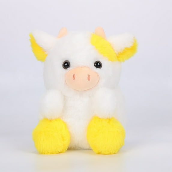 Apmemiss Clearance Cow Stuffed Animals Soft Cuddly Cow Plush Stuffed Animal Cow Plushie for Kids 7.87" Deals of the Day Clearance