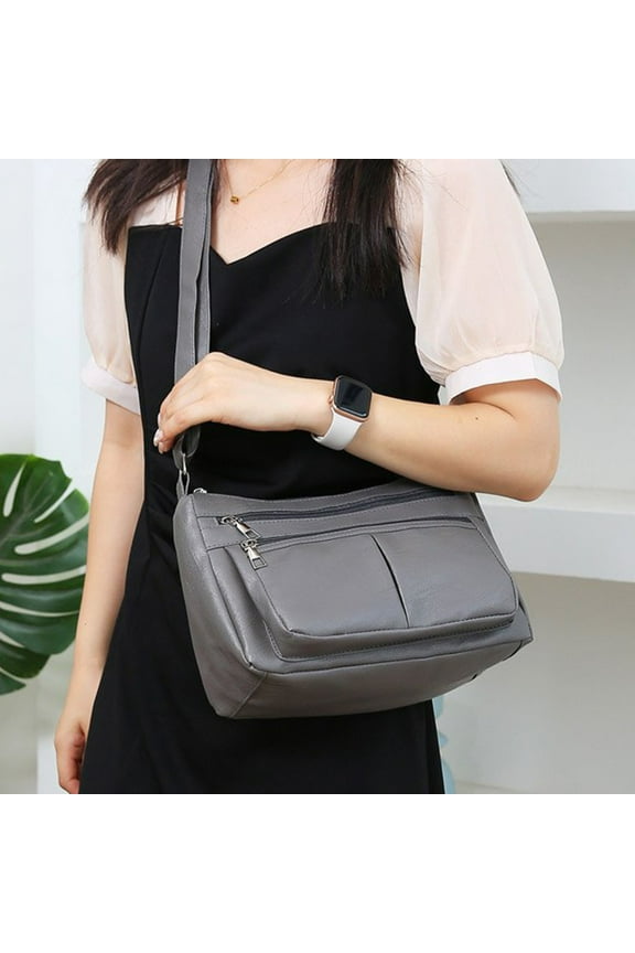 Clearance Crossbody Purse for Women Ladies Soft PU Leather Shoulder Bag Medium Roomy Handbag Fashion Tote Top Handle Satchel