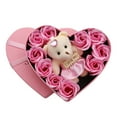 thumbnail image 1 of Apmemiss Valentine's Day 10 Flowers Soap Flower Gift Rose Box Bears Bouquet Festival Gift Christmas Decor, 1 of 6