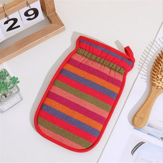 Apmemiss Clearance Double-sided Thick Striped Bath Towel Bathing Towel Bathhouse Rubbing Shower Gloves Christmas Gifts
