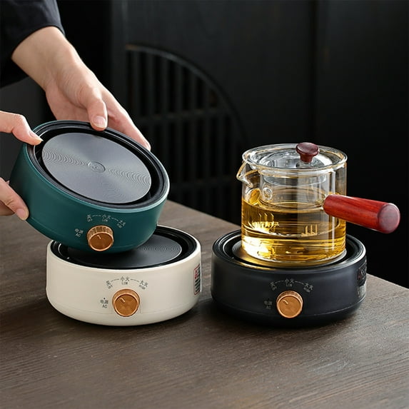 Apmemiss Clearance Flower Tea Kettle Electric Stove Multi-function Electric Heat Mini Small Electric Stove Three-stage Knob Explosion-proof Panel Clearance Sales