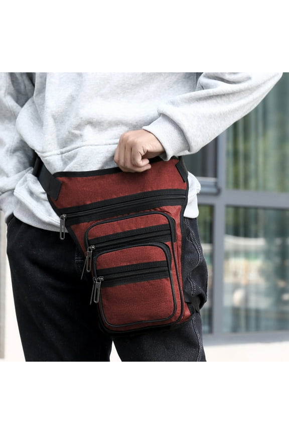 Clearance Hiking Waist Pack Cycling Drop Leg Bag for Men Women Motorcycle Riding Thigh Pouch Mens Multi-Purpose Travel Outdoor Sports Fishing Daypack