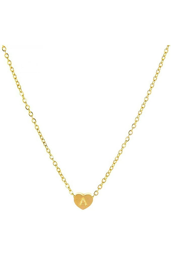 Clearance Initial Necklace Large Letter Pendant Personalized Birthday Day Gift for Women Sister Wife Daugther Friend Womens Gifts for Christmas