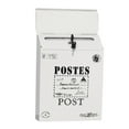 thumbnail image 1 of Apmemiss Clearance Iron Lock Letter Box Vintage Wall Mount Mailbox Mail Postal Letter Newspaper Box, Retro Outdoor Waterproof Letter Storage Box Garden Decor, 1 of 2