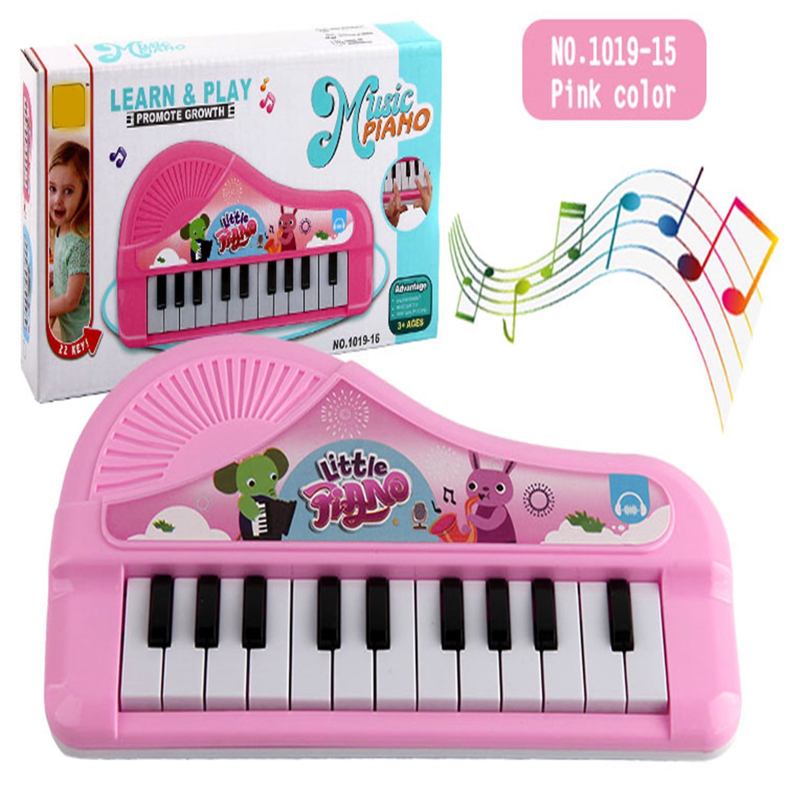 Apmemiss Clearance Kids Piano Keyboard Toy for Girls - Mini Piano ...