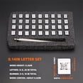 thumbnail image 1 of Apmemiss Clearance Leather Stamping Tools Set, 36Pcs Alphabet and Number Stamp Kit, Alloy Steel Leathercraft Alphabet Punching Tools with Anti Slip Handle Leather Art Craft Tools for Leathercraft DIY, 1 of 9