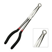 Apmemiss Clearance Long Reach Hose Grip Pliers Long Reach Ring Nose Plers Spark Plug Removal Pliers Spark Plug Wires Spark Plug Gap Tool Hose Clamp Pliers Automotive Tools Hose Pliers Hose Clamp Tool
