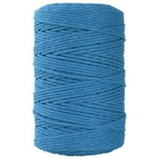 Apmemiss Clearance Macrame Cord 3mm X 100m Yards Natural Cotton Macrame Rope Twisted Cotton Cord Soft Undyed Cotton Rope for Wall Hangings, Plant Hangers, Crafts, Knitting, Decorative Projects