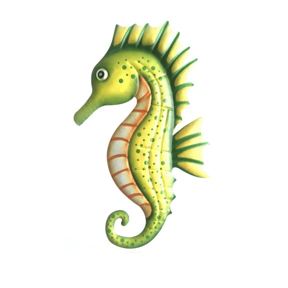 Apmemiss Clearance Metal Seahorse Wall Decor, Sea Life Decor, Metal Fish Wall Decor, Beach theme Wall Art for Bathroom Home Pool Gifts Overstock Items Clearance